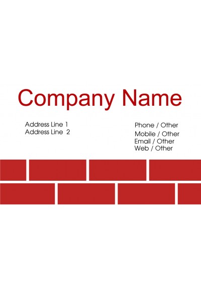 Red Bricks Business Card